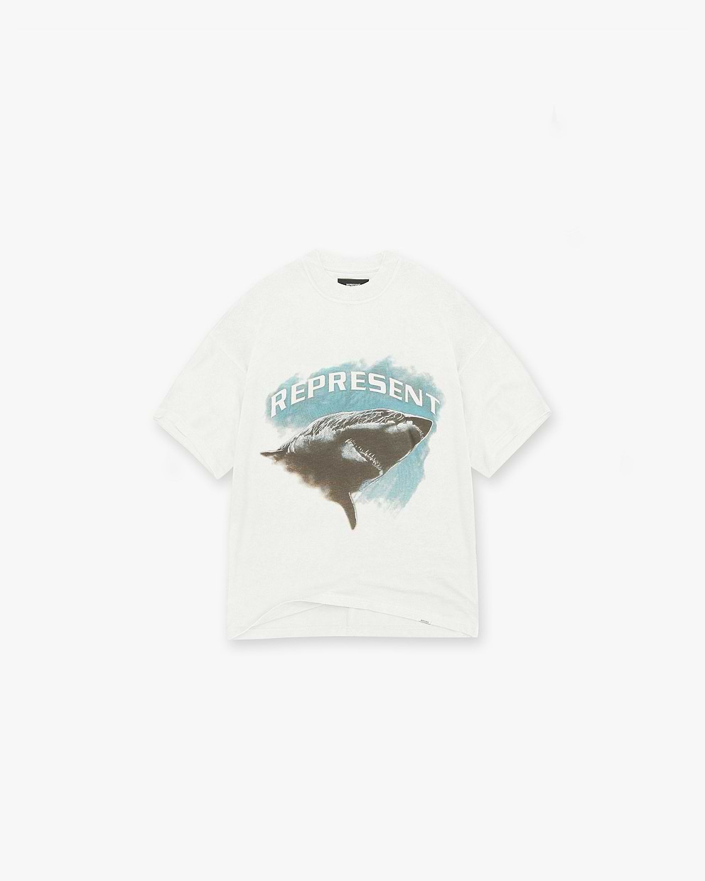 Shark T-Shirt - Flat White